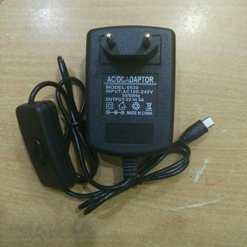 Gambar Power Supply 5V 3A Micro USB Raspberry Pi Adaptor 5V 3A on/off dari flipper117 undefined Tokopedia