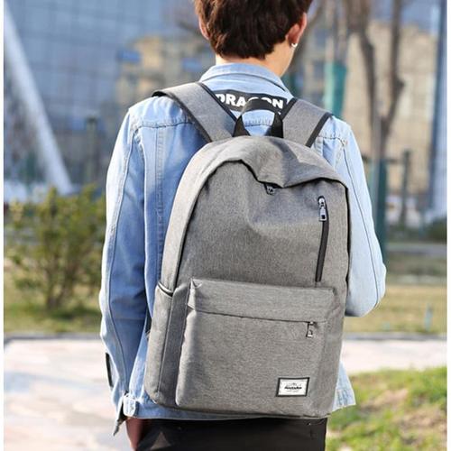 Foto Produk Tas Ransel Backpack dengan USB Charger Port - Space Gray - Hitam dari Rimas Technology