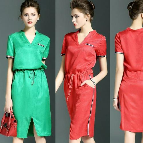 Foto Produk dress wanita casual - Merah dari ChooseMee