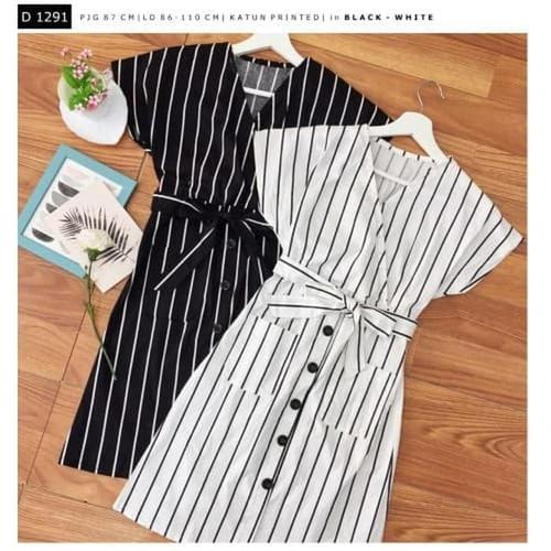 Foto Produk dress bahan katun printed wanita 1292 dari fany shp80