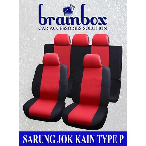 Gambar Sarung Jok Mobil Kain Universal Type P Hitam Merah - Cover Jok Mobil dari Brainbox Car and Home Kota Batam Tokopedia