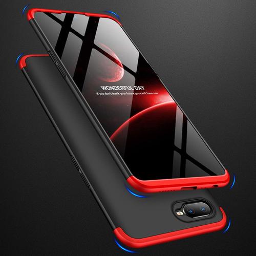 Foto Produk Oppo A7 360 protection slim matte case mix color - black red dari importking