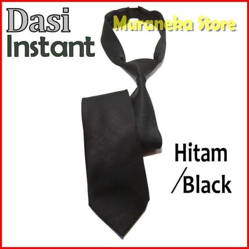 Foto Produk Dasi Polos Kurus Pria Wanita Fashion Slimming HITAM BEST SELLER - Hitam dari MURAH BAROKAH KDS