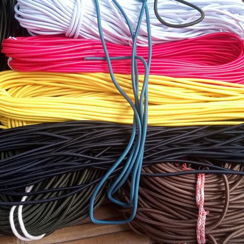 Foto Produk tali string cord-elastis bulat ukuran 4 mm meteran dari Gudang BahanBaku