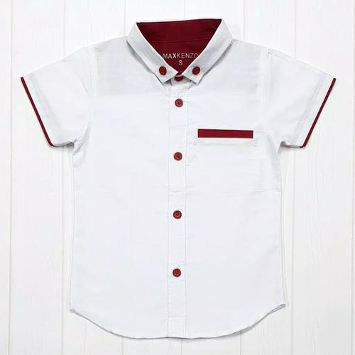 Foto Produk KemKo Putih ( Kemeja Koko ) Lengan Pendek 1 - 10 Tahun Katun Polos 2 dari yopyshop
