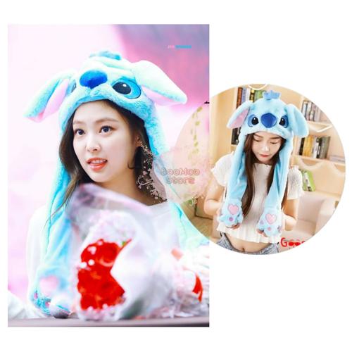 Topi Blue Stitch Jennie Blackpink 