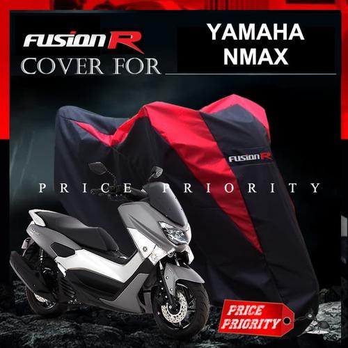 Gambar Cover Motor / Sarung Motor Warna Yamaha NMAX Waterproof Merk FUSION R - Hitam dari Price Priority Jakarta Barat Tokopedia