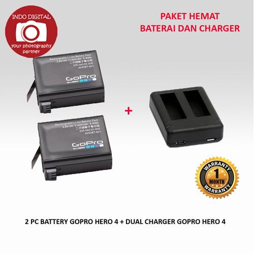 Foto Produk PAKET DUAL CHARGER GOPRO 4 + 2 BATERAI GOPRO 4 dari Indo Digital Nusantara
