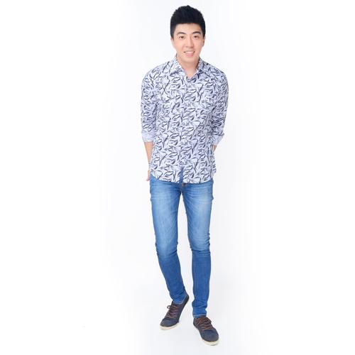 Foto Produk Kemeja Strech Lengan Panjang Pria Model terbaru - Jfashion Uno - Hitam, XL dari j--fashion