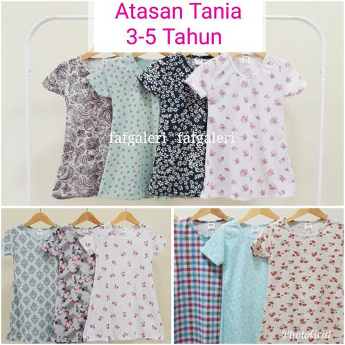 Foto Produk Baju 3-5 Thn Atasan Anak Perempuan Bahan Kaos - Harga Grosir Murah dari FAF Galeri