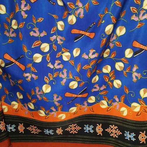 Foto Produk Kain Batik Ambon Pala Cengkeh Biru dari tokokoko