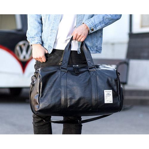 Foto Produk Tas Gym - Tas Travel Kulit Pria - ENZO dari Rancak Shoping