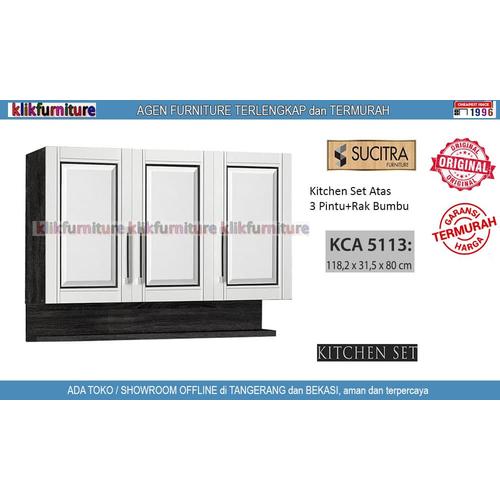 Foto Produk KCA 5113 Sucitra Kitchen Set Atas 3 Pintu dari klikfurniture