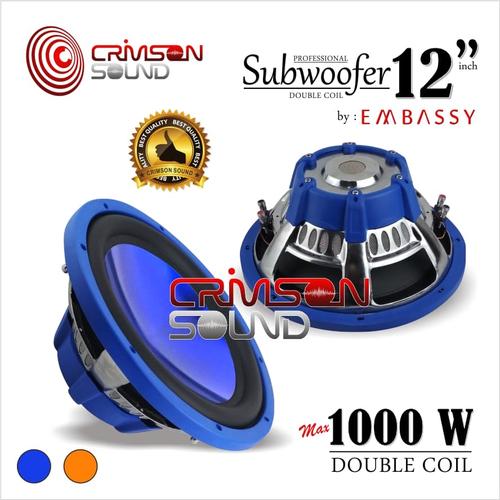 Foto Produk Embassy EY -128 Blue Subwoofer 12" dari Crimson Sound