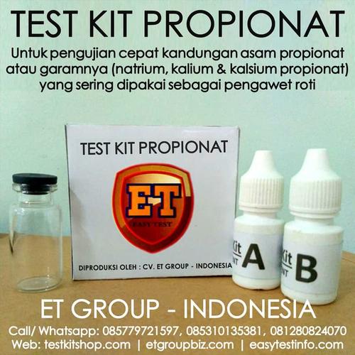 Gambar Test Kit Propionat - Propionate Testkit - Teskit Tes Pengawet dari easytest Kab. Brebes Tokopedia