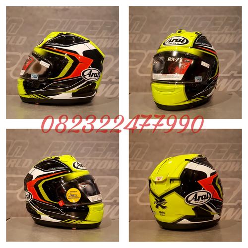 Jual arai rx7x maze fluor yellow - Kota 
