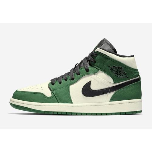 AIR JORDAN 1 MID PINE GREEN ORIGINAL 