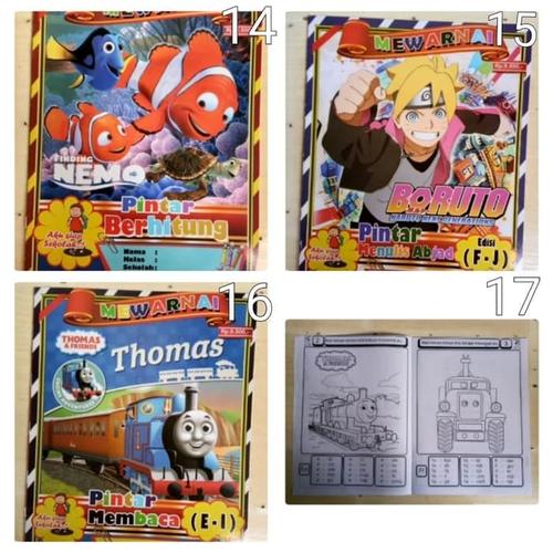 Foto Produk Buku Mewarnai pintar menulis dan berhitung Anak untuk Paud dan TK dari Theori Shoop