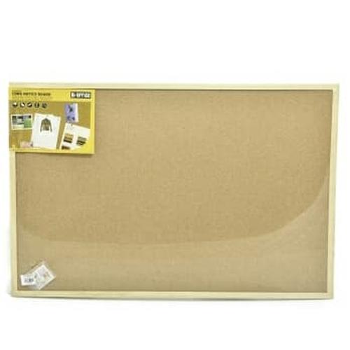 Gambar Bi-Silque Cork Board Pin / Papan Mading Kayu Fibre 90x60 cm Serbaguna dari Autotrade Jakarta Barat Tokopedia