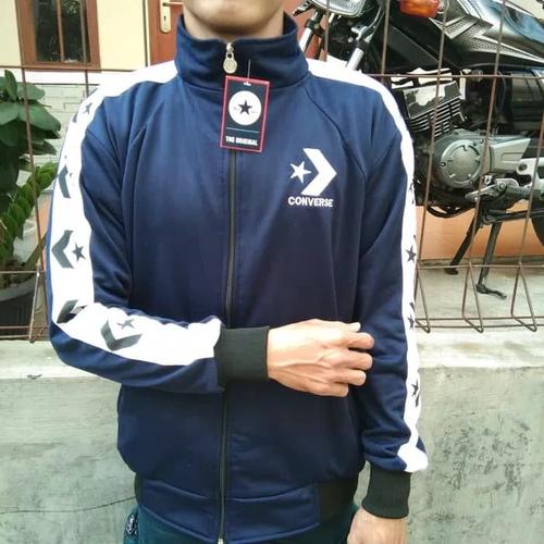 jaket converse navy