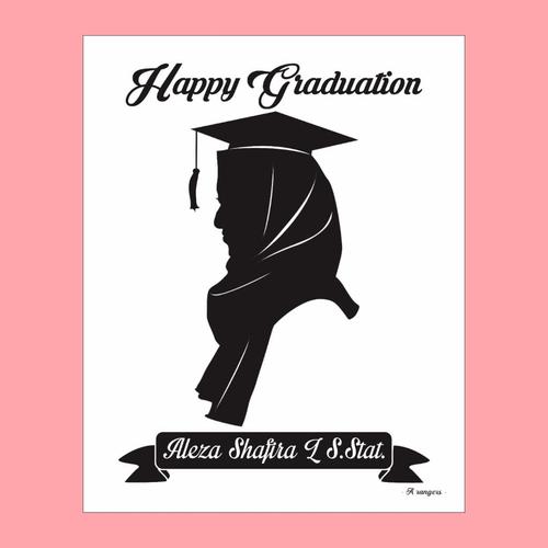 Jual Siluet Wajah Hadiah Wisuda Sidang Ulang Tahun Pernikahan Hitam Kab Kulon Progo Afa Buket Jajan Tokopedia