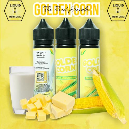 Foto Produk Golden Corn - Susu Jagung Keju - 60ml 3mg CUKAI Premium liquid Vape dari VapeOi