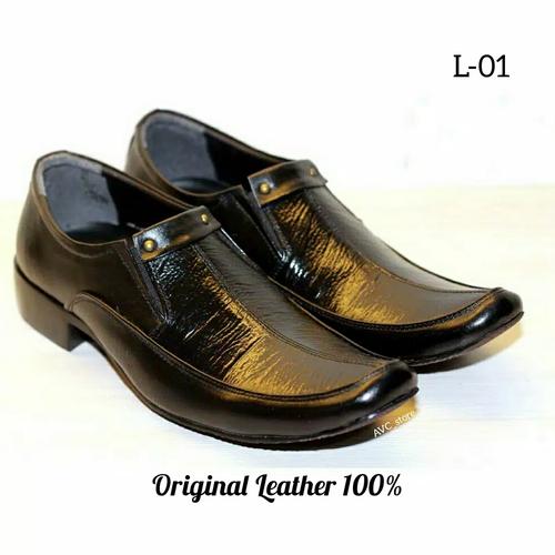 Foto Produk Sepatu Pantofel Kulit Asli Pria Murah dari AVC_Store