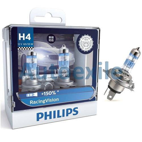 Foto Produk Philips Racing Vision H4 12V 60/55W 3400K (Lampu Depan) RacingVision dari Autoexile