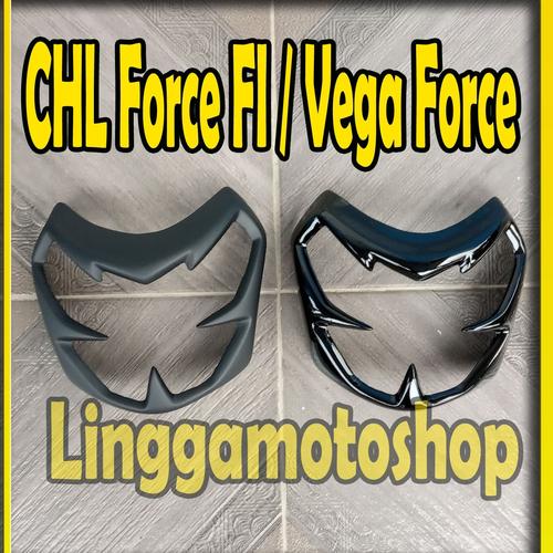 Jual cover headlamp yamaha force Fi / vega force - hitam doff - Kab ...