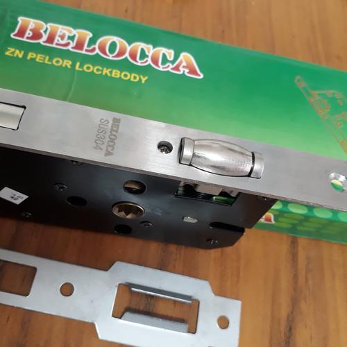 Foto Produk BELOCCA kunci bodi body pelor stanliss SUS304 pintu dua double rumah dari ongliostore