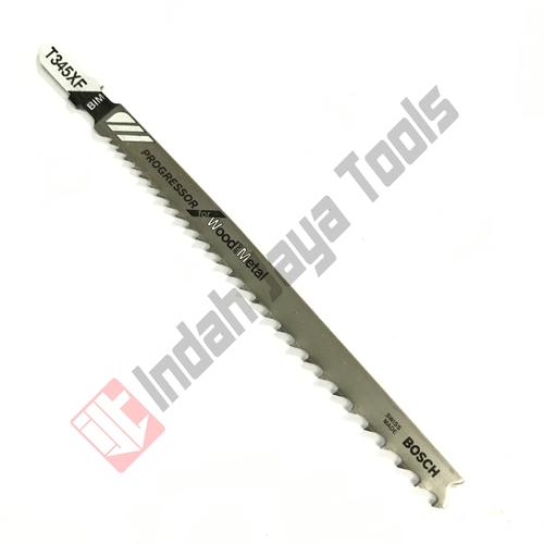 Foto Produk BOSCH T345XF Mata JIgsaw Blade Besi Kayu Progressor Wood Metal Paku dari Indah Jaya Tools