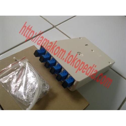 Foto Produk Roset Optik FTTH / Indoor Optical Outlet 6 Core SC dari AMAKOM MEDIA KOMUNIKA