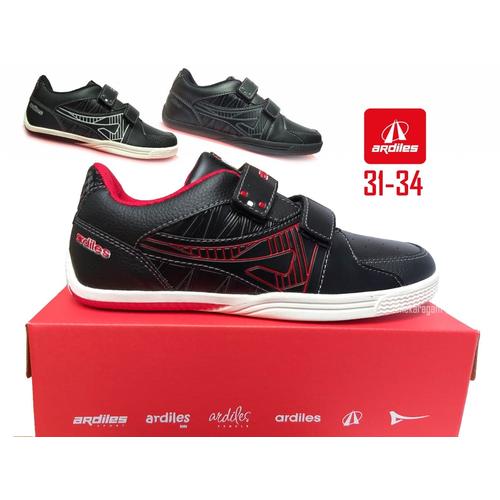 Foto Produk SEPATU SEKOLAH HITAM ARDILES VELCRO ARIOS HITAM SD SEPATU ANAK - 31, Hitam dari ANEKARAGAM DOT COM