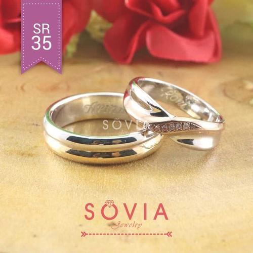 Jual Cincin Kawin Emas Palladium Murah Custom Wedding Rings Free Ukir Nama Kota Tangerang Cincin Kawin Jakarta Tokopedia