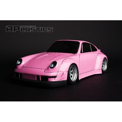 APLASTICS RC PORSCHE 911 RWB CLEAR BODY 