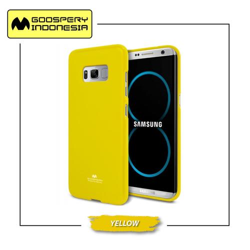 Foto Produk GOOSPERY Samsung Galaxy A8 2018 Pearl Jelly Case - Yellow dari Goospery Indonesia