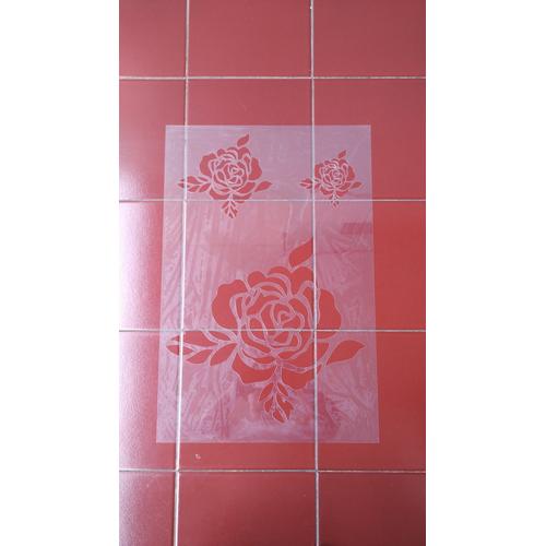 Jual Stencil Dinding, Wall Stencil, Flower stencil Motif 3 - Jakarta