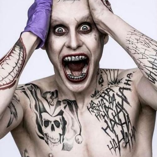 Foto Produk Tato temporer Joker jared letto fullset cosplay halloween tatoo dari Pampam