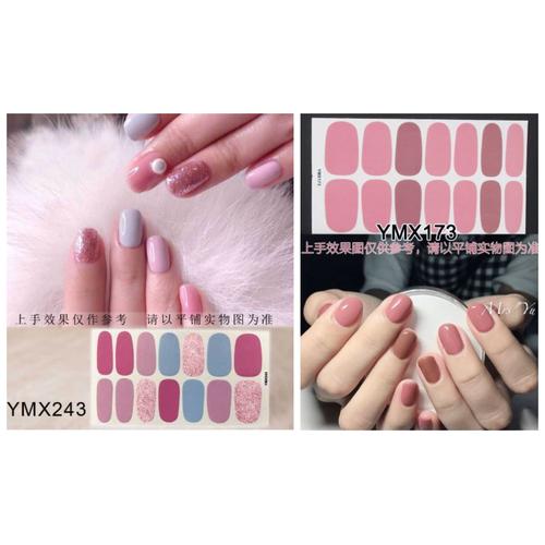 Foto Produk New design flower gel art nail sticker kuku / stiker kuku nail art dari Urban Collections