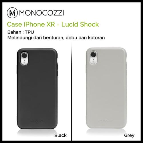 Foto Produk Monocozzi Case iPhone XR - Lucid Shock - Abu-abu Muda dari Originalroom