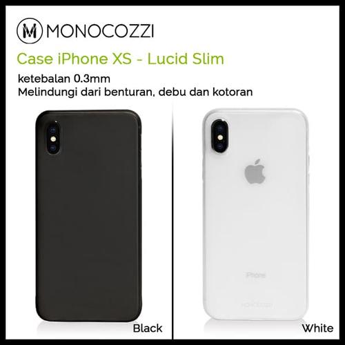 Foto Produk Monocozzi Case iPhone XS - Lucid Slim - Putih dari Originalroom