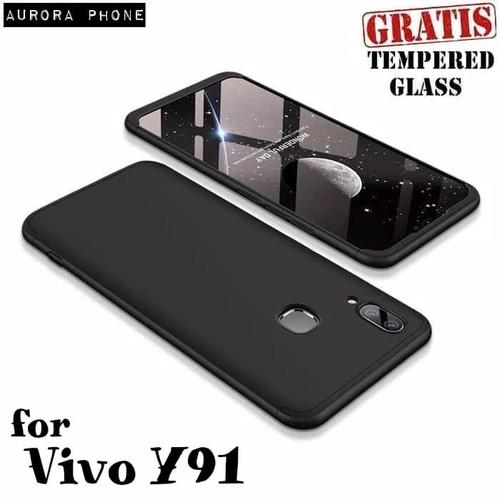 Jual Vivo Y91 Hard Case Armor Full Cover 360 GKK Original Casing