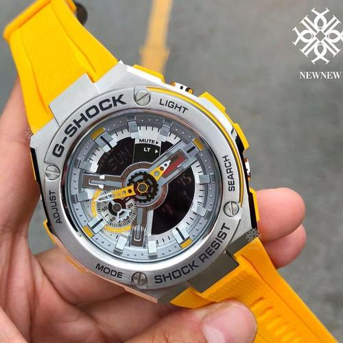 Jual Jam Tangan Pria Casio G-Shock GST-410-9A Yellow Silver Original BM 400  - Kota Surabaya - SAY WATCH | Tokopedia
