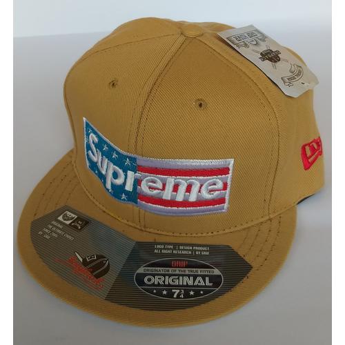 Jual Topi Snapback Supreme Cream TRC-02 