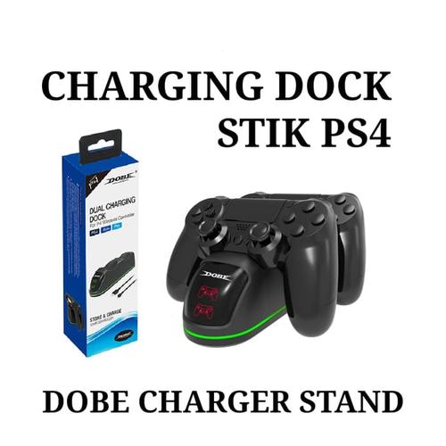 Foto Produk Dobe Charging Stand Stik PS4 - Charger Stand Stik PS4 dari Super-Gameshop