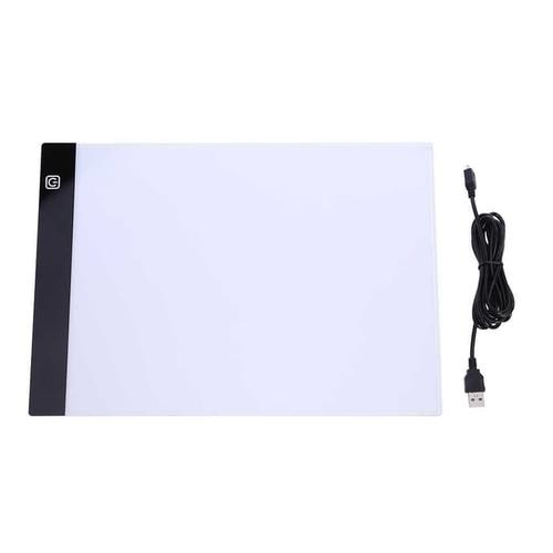 Foto Produk LED Tracing Light Pad Graphics Drawing Tablet A4 Paper - Hitam dari aliku