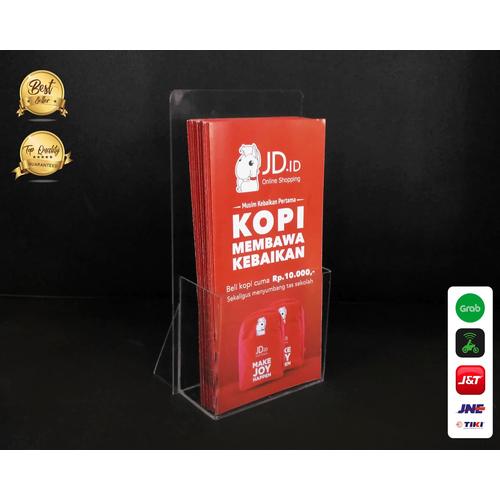 Gambar Take One Box / Tempat Brosur Akrilik ukuran 1/3 A4 dari Quickprint Indonesia undefined Tokopedia