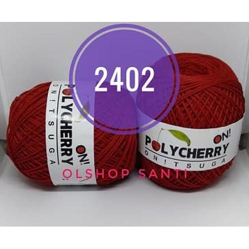 Jual Benang Rajut POLYCHERRY Onitsuga warna MERAH (2402) - Jakarta ...