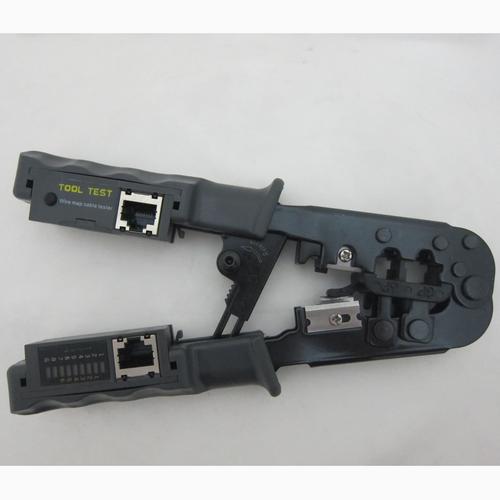 Foto Produk Crimping Tools RJ45 untuk Cat 5e dan Cat 6 With Cable Tester dari merakota