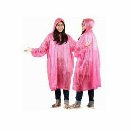 Foto Produk Jas Hujan Karet Murah Poncho CERIA 201 Elmondo Dewasa Motor Batman - Putih dari Langit Biru